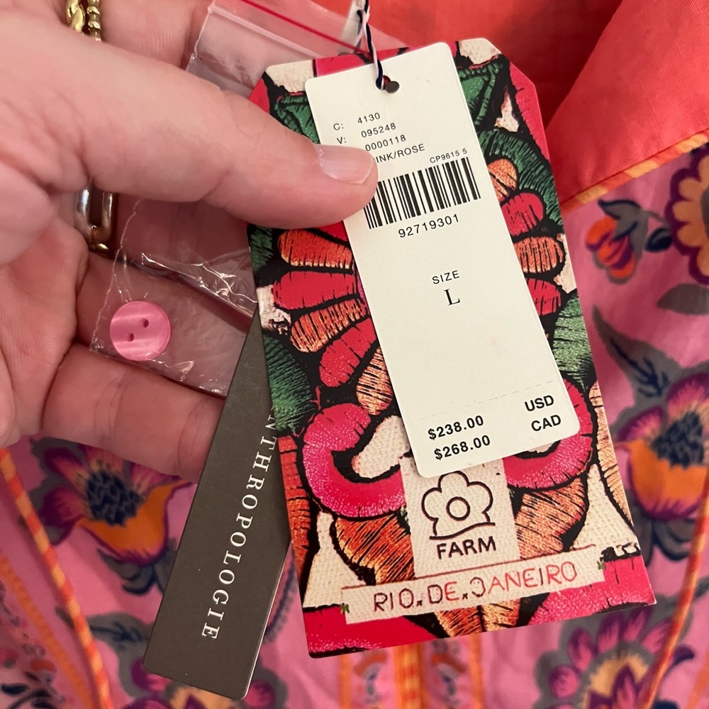 NWT Farm Rio Caftan - Picture 8 of 12